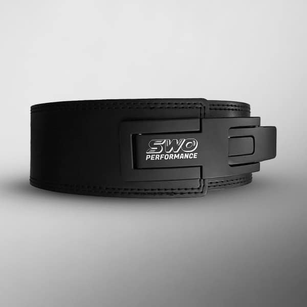 SWO Performance - Powerlift riem zwart 10mm - maat M - Lifting belt - Gewichthefriem - Lever belt voor Heren en Dames - Krachttraining - Liftingbelt dames