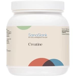 SanaSlank Creatine Monohydraat 500g - Zuivere Creatine Poeder - Kracht Prestaties Sport