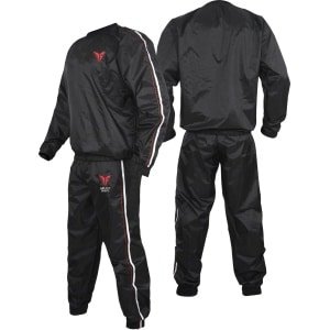 Saunapak voor gymtraining en fitnesstraining, niet-scheurende zweetpakken voor mannen, vrouwen, gewichtsverlies, afslankoefeningen, trainingspak voor cardio, gewichtheffen, hardlopen en joggen.