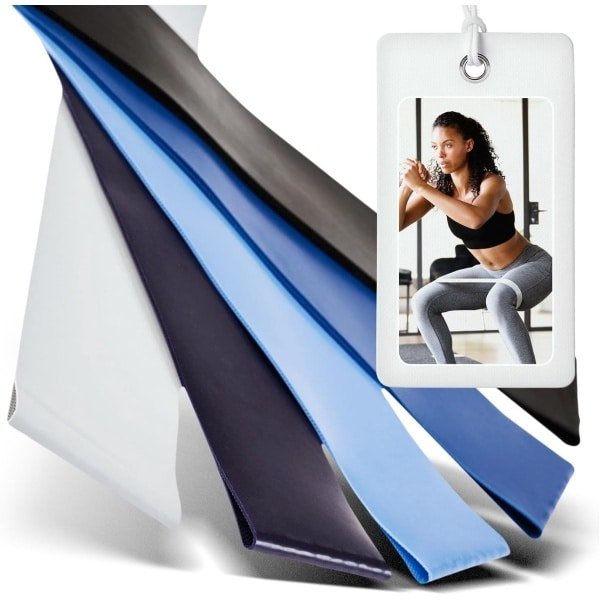 Set Elastische Trainingsbanden met 5 Weerstandsniveaus voor Fitness en Krachttraining