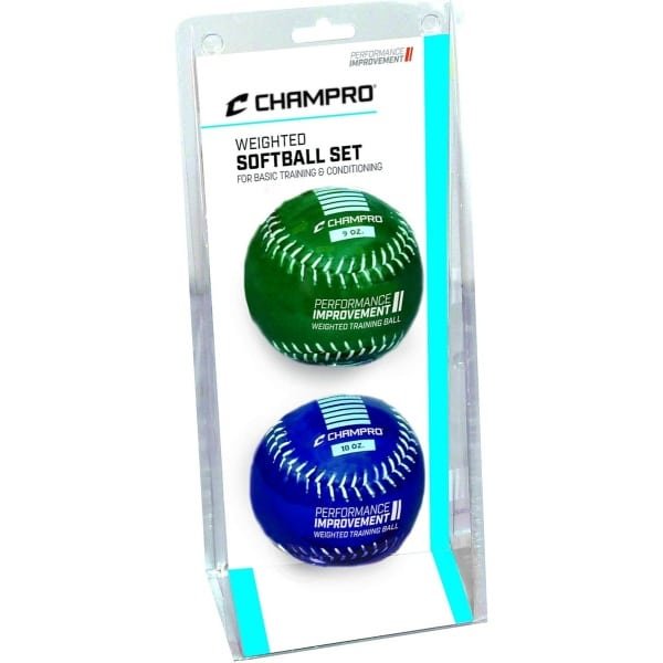 Set Gewogen Softballs voor Krachttraining en Werpsnelheid Verbetering