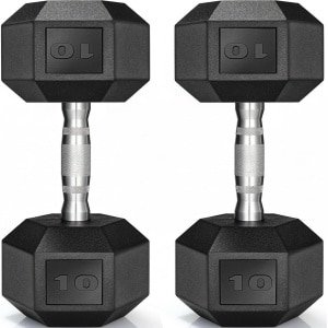 Set Halters Duurzaam Rubber Gietijzer voor Krachttraining Thuis