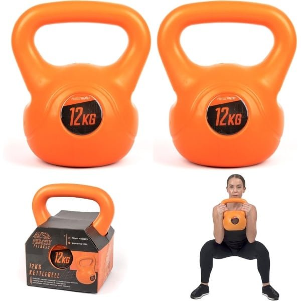 Set Kettlebells voor Krachttraining en Fitness - Verschillende Gewichten
