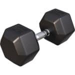 Set Korte Halters Rubber Gietijzer Hexagonaal - Dumbbells Krachttraining 2-50 kg