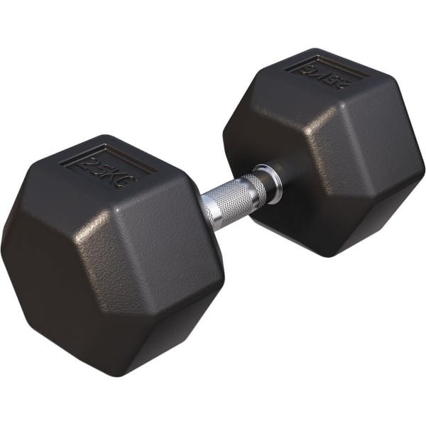 Set Korte Halters Rubber Gietijzer Hexagonaal - Dumbbells Krachttraining 2-50 kg