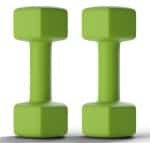 Set Rubber Gecoate Zeskanthandel Gewichten voor Krachttraining en Fitness