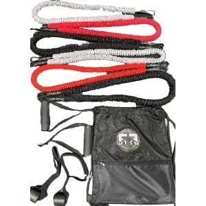 Set Weerstandsbanden Krachttraining voor Bodybuilding en Fitness - Inclusief 6 Banden (15, 40, 60 lbs) en Deurankers