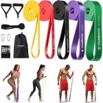 Set Weerstandsbanden met Deuranker en Handvatten - Fitnessbanden voor Krachttraining en Stretching