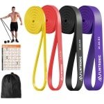 Set Weerstandsbanden met Deuranker en Handvatten voor Krachttraining, Yoga en Fitness