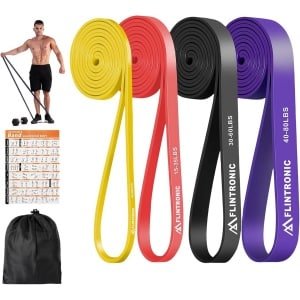 Set Weerstandsbanden met Deuranker en Handvatten voor Krachttraining, Yoga en Fitness