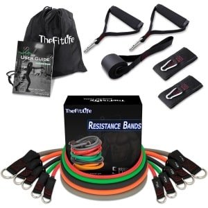 Set Weerstandsbanden met Handgrepen en Accessoires voor Krachttraining