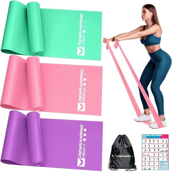 Set Weerstandsbanden voor Fitness, Fysiotherapie en Krachttraining