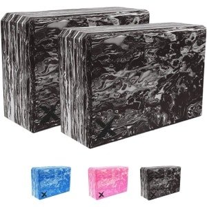 Set van 2 Antislip Yogablokken voor Pilates, Balans en Krachttraining