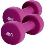 Set van 2 Kleine Handgewichten (Dumbbells) Neopreen voor Krachttraining en Fitness