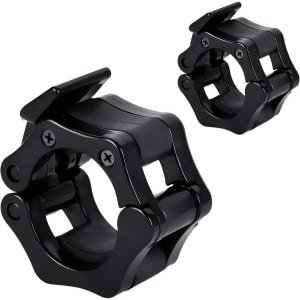 Set van 2 Olympische Halterklemmen met Snelsluiting voor Gewichtheffen en Krachttraining