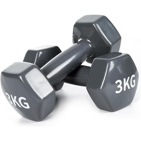 Set van 2 Vinyl Dumbbells (Halters) - Gewicht van 0,5 tot 3 kg voor Fitness en Krachttraining