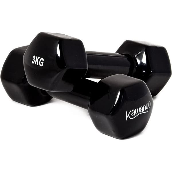 Set van 2 Vinyl Halters voor Krachttraining en Aerobics - Verschillende Gewichten