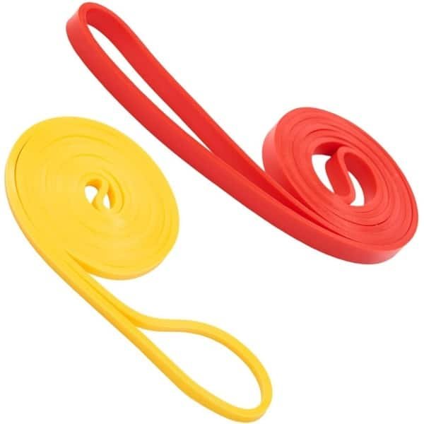 Set van 2 Weerstandsbanden voor Krachttraining en Revalidatie (5-35 lbs)