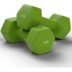Set van 2 Zeskantige Halters met Metalen Handvat - Ideaal voor Krachttraining en Fitness Thuis