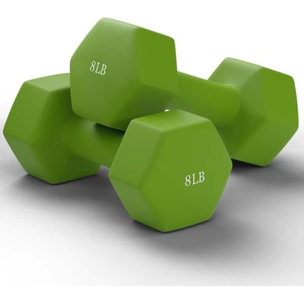 Set van 2 Zeskantige Halters met Metalen Handvat - Ideaal voor Krachttraining en Fitness Thuis
