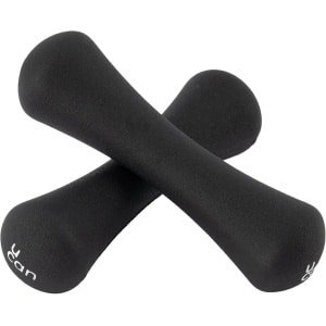 Set van 2 Zwarte Neopreen Halters voor Fitness en Krachttraining