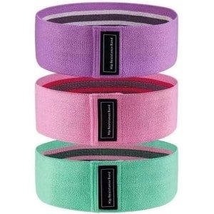 Set van 3 Elastische Weerstandsbanden voor Fitness, Yoga en Krachttraining (Verschillende Weerstandsniveaus)