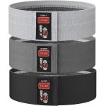 Set van 3 Weerstandsbanden in Stof - Heavy Duty Loops voor Krachttraining en Bilspieren