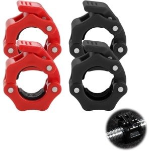 Set van 4 Halter Clips Verstelbare Gewichtsslot Spiraalklemmen voor Fitness en Krachttraining