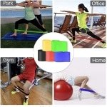 Set van 5 Zware Weerstandsbanden voor Krachttraining en Fitness