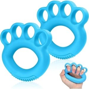 Siliconen handtrainer voor krachttraining en stressverlichting - 2 stuks