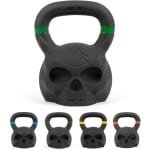 Skull Kettlebell - Zwaar Gietijzeren Gewicht voor Krachttraining en Fitness, 12 kg, 16 kg, Professionele Trainingsapparatuur