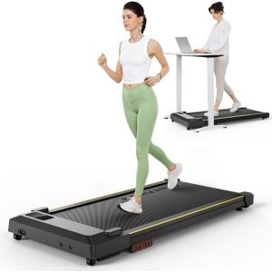 Slim Loopband Onder Bureau met App en Afstandsbediening, Compact en Stil