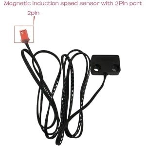 Snelheidssensor 3-pins lichtsensor toerenteller 2-pins magnetische inductiesnelheidssensor voor loopband reserveonderdelen - Universeel