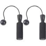Snoerloos Springtouw - Draadloze Cardio - Thuis Fitness - 360 Graden Bal - 135 cm Handvat - Zwart