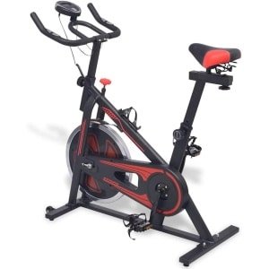 Spinningfiets - Hometrainer - Fitnessfiets - Indoor Bike - Cardiofiets - Verstelbaar Zadel en Stuur - Stil Met 15 Kg Inertiegewicht