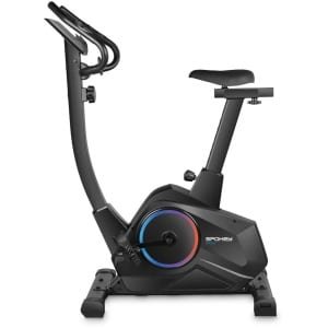 Spokey ARES Hometrainer - Zwart - Led display - In hoogte verstelbaar (70 - 100 cm) Magnetische weerstand - Afmetingen 95 x 52 x 128 cm