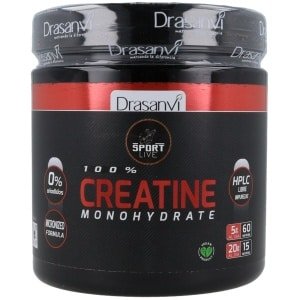 Sport Live Creatine Monhydraat 300 g de poudre|Sport Live Creatine Monhydrate 300 g of powder|Monhydrate de créatine Sport Live 300 g de poudre