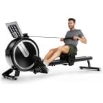 Sportstech - PROwer - roeitrainer - vertikaal opbergbaar - 32 weerstandsniveaus