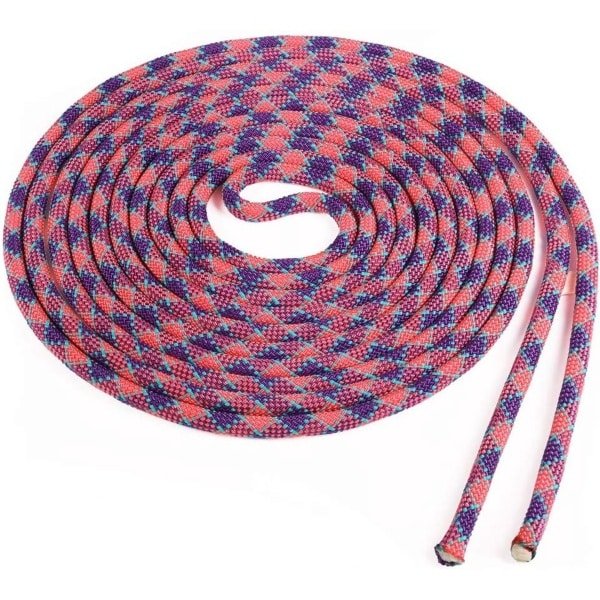 Springtouw - Fitness Touw - Cardio Training - Duurzaam Gemaakt - 18 Voet Lengte - Paars