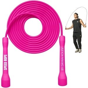 Springtouw - Fitness Touw - Cardio Training - Verstelbare Lengte - 5 mm PVC - roze