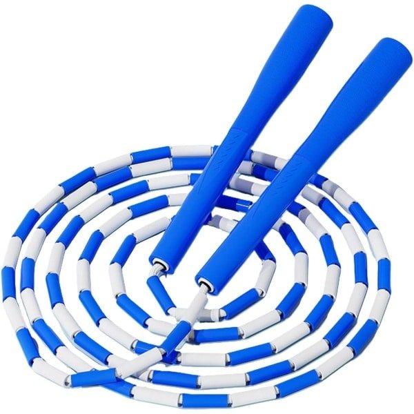 Springtouw Kralen - Fitness Touw - Cardio Training - Verstelbare Lengte - 300 cm - Blauw