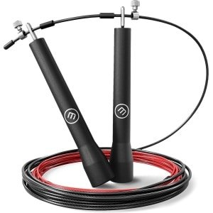 Springtouw Speed Jumping Rope - Trainingsgids Reservekabel - Lichte dunne staaldraad verstelbaar - Kogellagers - Professionele Skipping Sport Boksen Workout Training Fitness Cardio Gym Dames Heren springtouw
