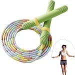 Springtouw Training - Fitness Touw - Cardio Workout - Verstelbare Lengte - 2.6 Meter Touw - Groen