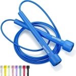 Springtouw Verstelbaar - Fitness Touw - Cardio Training - Lichtgewicht Ontwerp - Tot 2 Meter - Blauw