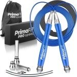 Springtouw met Gewicht - Fitness Touw - Cardio Training - Dubbele Kogellagers - 3 Meter Verstelbaar - Blauw