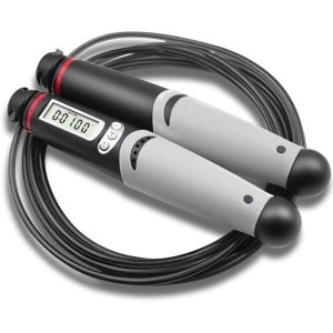 Springtouw met Teller - Fitness Touw - Cardio Training - Automatische Tellers - 3 Meter Lengte - Rood