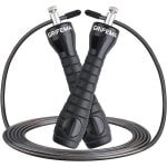 Springtouw met antisliphandvat voor fitness- en krachttraining thuis - Zwart GA5005