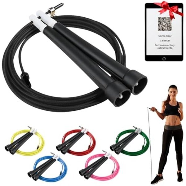 Springtouw voor Crossfit met QR-code - Verbeter je Fitnessroutine en Uithoudingsvermogen