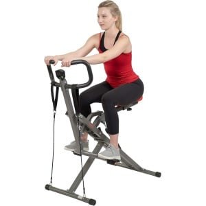 Squat Trainer - Squat Assistent - Fitnessapparaat - Squatmachine - Krachttrainer - Maximaal 135 kg - 12 Weerstandsniveaus Met Digitale Monitor