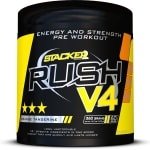 Stacker2 Rush V4 (60 serv) Orange Tangerine - Pre-Workout - Pre-Workout Booster